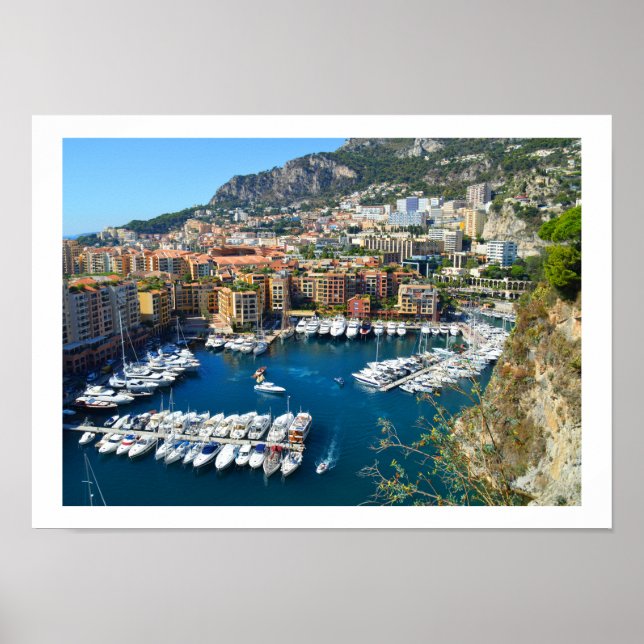 Poster Port de Monaco (Devant)