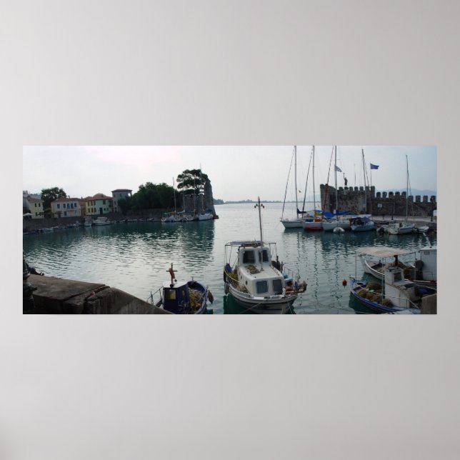 Poster Port de Nafpaktos (Devant)