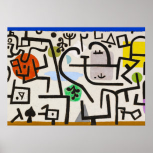 Poster Port de Rich par Paul Klee