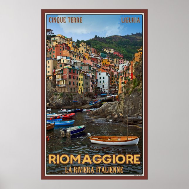 Poster Port de Riomaggiore (Devant)