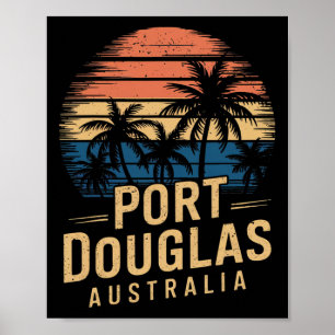 Poster Port Douglas Australie Souvenirs de vacances Famil