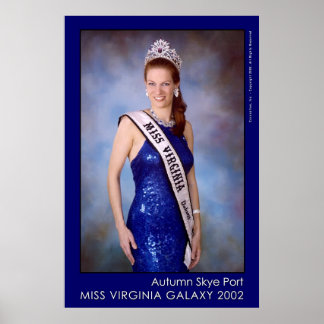 Poster Port Skye Automne - Miss Virginia Galaxy