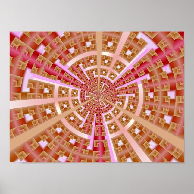 Poster Portail de l'espace fractal (Devant)