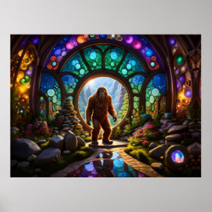 Poster Portail Dimensionnel Sasquatch