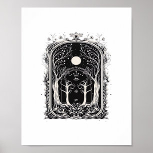 Poster Portail Fantastique Goblincore Vers le Classique