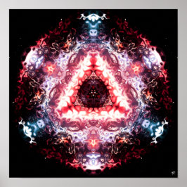 Poster Portail spatial biologique v1 - pareidolia motif