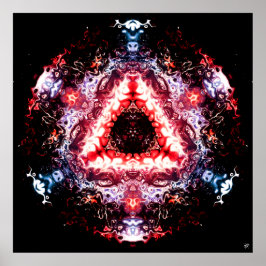 Poster Portail spatial biologique v2 - pareidolia motif