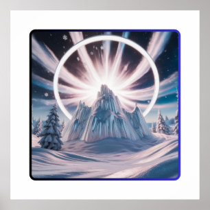 Poster Portail vers le Wonderland d'hiver