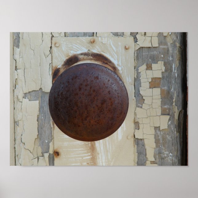 Poster Porte abandonnée (Devant)