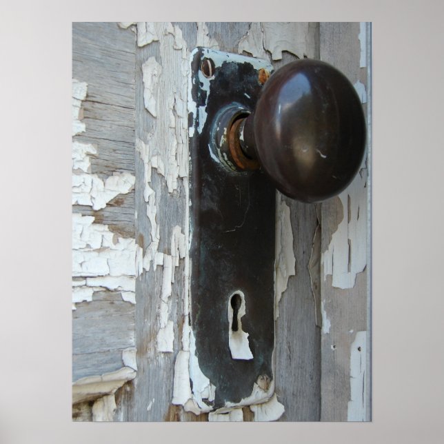 Poster Porte abandonnée 2 (Devant)