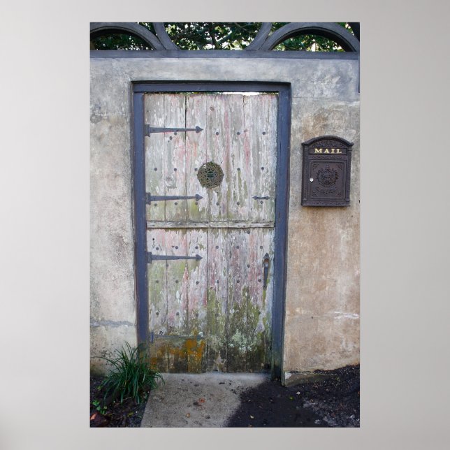 Poster Porte ancienne (Devant)