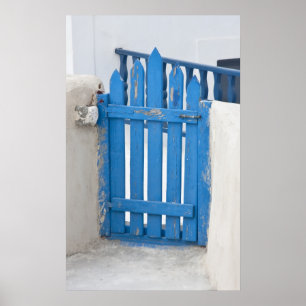 Poster Porte bleue