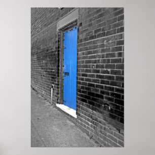 Poster Porte bleue