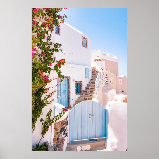 POSTER PORTE BLUE FERMÉE (Devant)