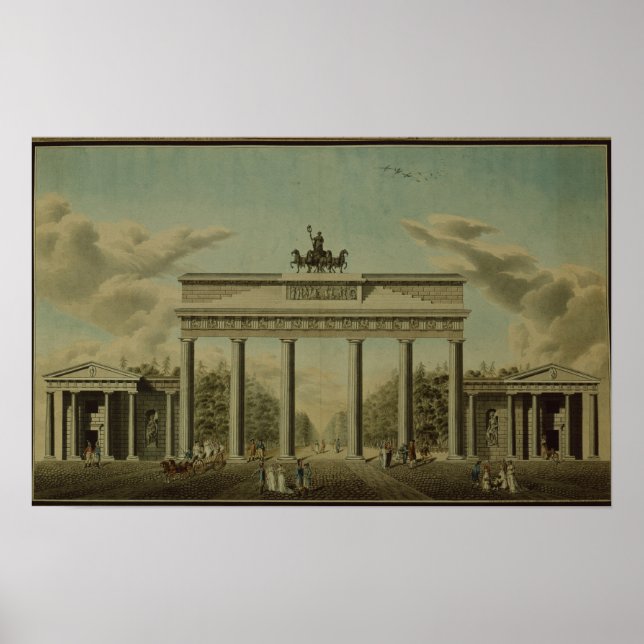 Poster Porte de Brandebourg, 1812 (Devant)