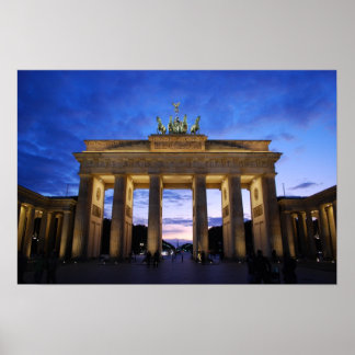 Poster Porte de Brandebourg - Berlin, Allemagne