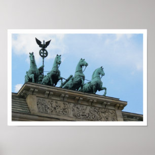Poster Porte de Brandebourg, Berlin, Allemagne
