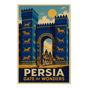 Poster Porte de l'Ishtar - Rêve babylonien