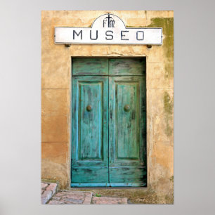 Poster Porte de museo Weathed
