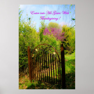 POSTER PORTE DE REMERCIEMENT