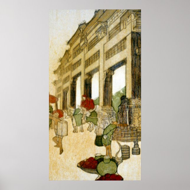 Poster Porte des rois Wei-hai-wei - Bertha Lum - 1922 (Devant)