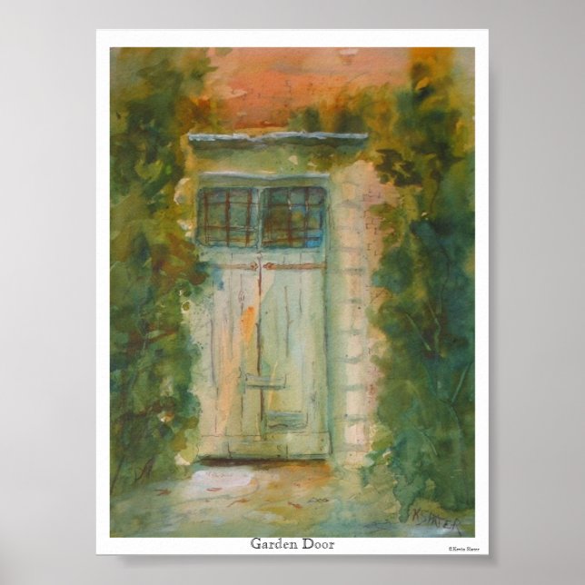 Poster Porte du jardin par Kevin E. Slater (Devant)