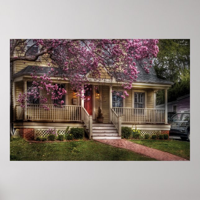 Poster Porte - Maison de vacances (Devant)