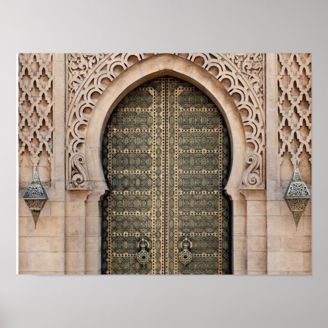 Poster Porte marocaine (Devant)