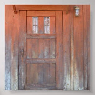 Poster Porte rouge