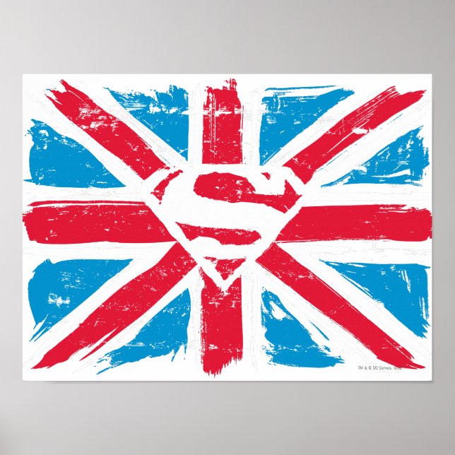 Poster Porté S-Shield sur le drapeau (Devant)