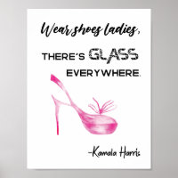 Porter des chaussures dames Il y a du verre Kamala