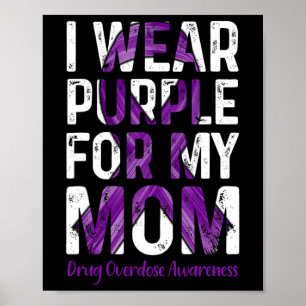 Poster Porter le violet pour ma mère - Sensibilisation à 