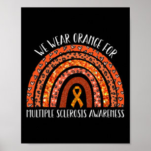 Poster Porter Orange Ms Rainbow Multiple Sclerosis Awards