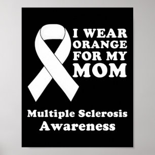 Poster Porter Orange Pour Ma Mère Ms Multiple Sclerosis A
