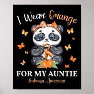 Poster Porter Orange Pour Ma Tante Panda De Sensibilisati