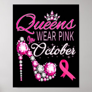 Poster Porter Rose En Octobre Sensibilisation au cancer d