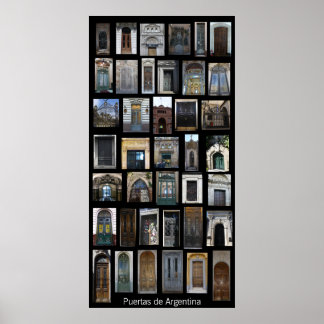Poster Portes d'Argentine