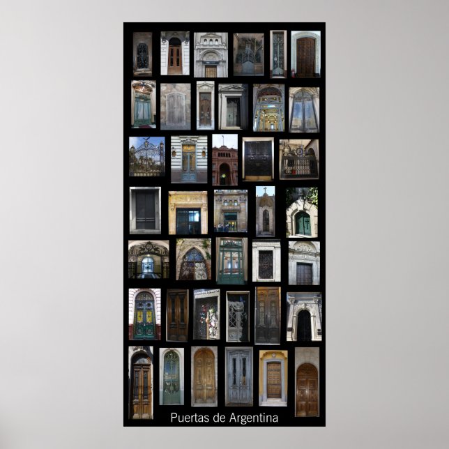 Poster Portes d'Argentine (Devant)