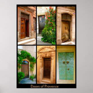 Poster Portes de Provence