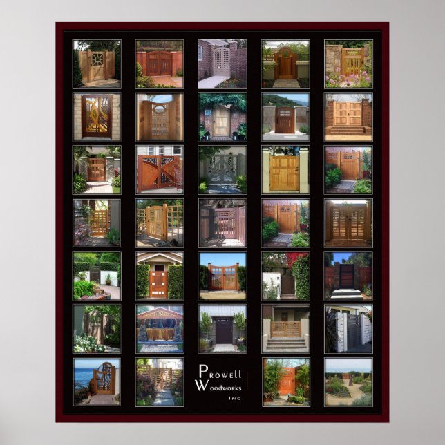 Poster Portes du jardin n°2 (Devant)