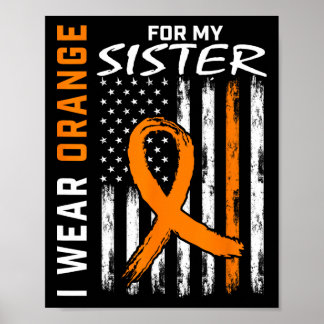 Poster Portez De L'Orange Pour Ma Soeur Leucémie Académie