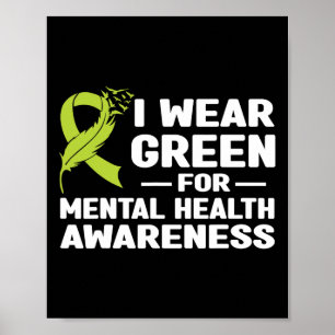 Poster Portez Le Vert Pour Le Mois De Sensibilisation À L