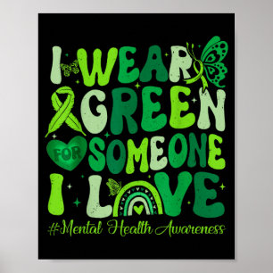 Poster Portez une chemise verte pour le mois de la sensib