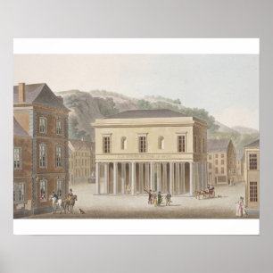 Poster Portico de la Fontaine de Pouhon au Spa, de 'Ch