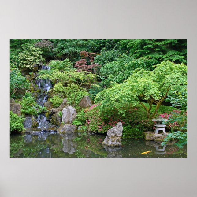 Poster Portland Jardin japonais (Devant)
