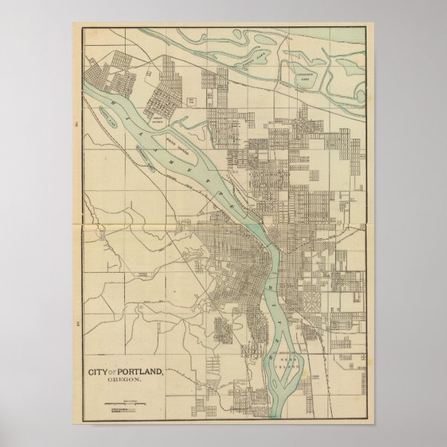 Poster Portland, Ou (Devant)