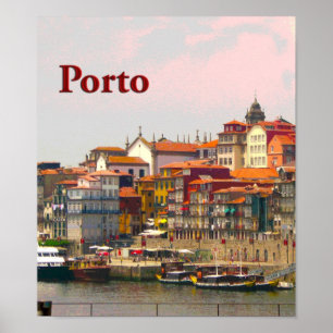 Poster Porto de l'autre côté du Douro