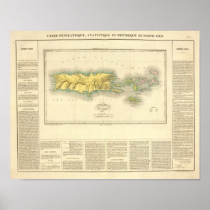 Poster Porto Rico, Îles Vierges