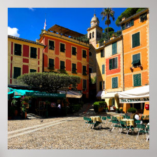 Poster Portofino, Italie