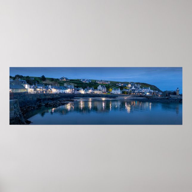 Poster Portpatrick Harbour, Écosse (Devant)